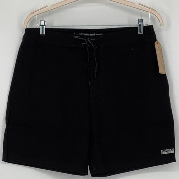 NEW! Florence Marine X Size 32 Traveler Short Black Swim $65 msrp A13-1 - Picture 2 of 9